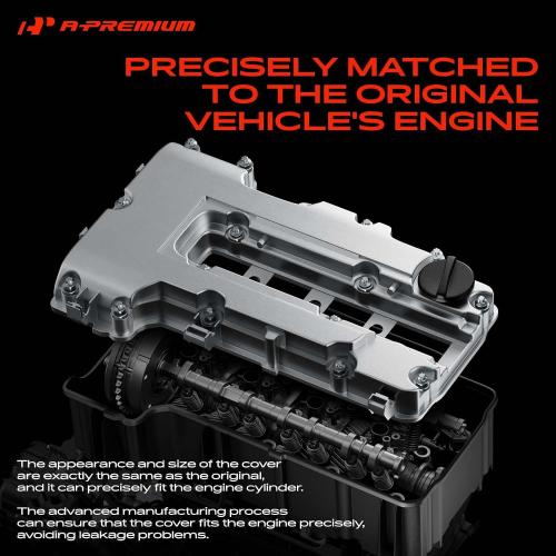 A-Premium Upgraded Aluminum Engine Valve Cover Kit