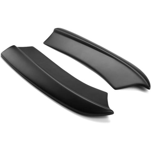 FREEMOTOR802 Rear Aprons Fits 2015-2023 Dodge Charger SRT, Unpainted Black