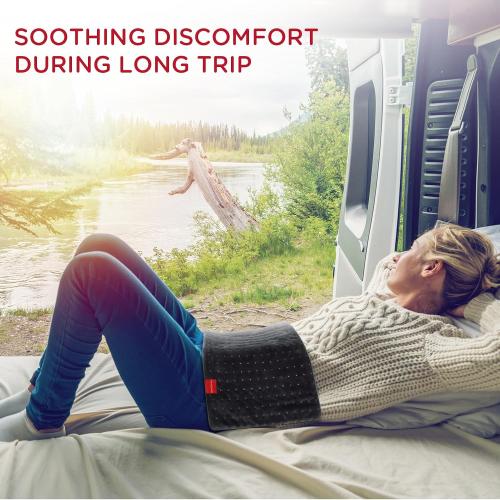 Comfytemp 12V/24V Car Electric Blanket for Back Neck Shoulders Hip 12x24