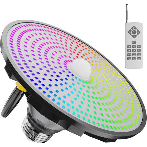 LED Pool Light Bulb for Inground Pools – RGBW 70W Swimming LED Pool Lights, 12 Color Modes, Adjustable Brightness & Speed, Remote Control, Energy Efficient, E26 Base