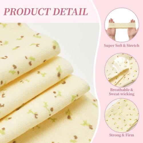 QIUTIMIY Headbands for Women Non Slip - 6 Pack Soft Stretchy Cotton Hair Bands for Women’s Hair – Fashion Sports Headbands for Yoga, Workout, Running, Gym, Daily Wear（Style 1）