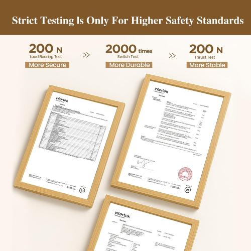 InnoTruth 29.5–40.75 Baby Gate for Stairs, 30 Tall Dog Gates for Doorways & Hallways, Safety Gate for Kids & Pets, Pressure-Mounted Walk-Through with Dual Lock & 2-Way Swing, White