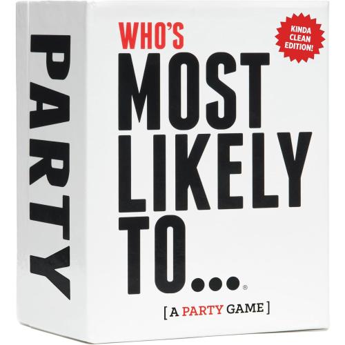 DSS Games Who's Most Likely to...Kinda Clean Family Edition [A Party Game | Great for Adults & Teens | Game Nights & Big Groups]