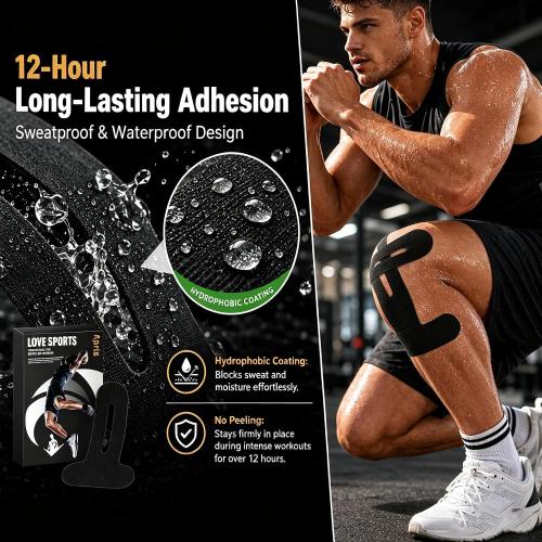 Knee Support Tape - Waterproof Joint Support, 10 Pack