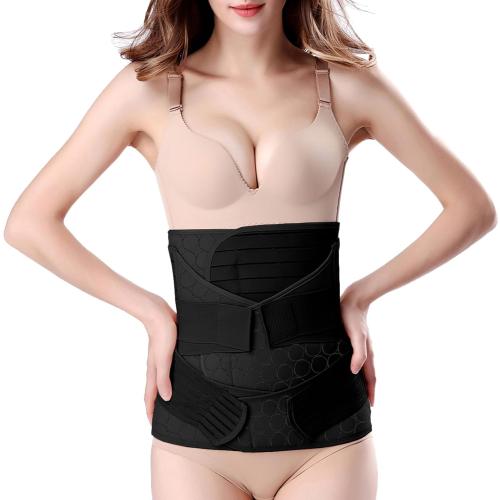 ChongErfei 3 in 1 Postpartum Belly Wrap Recovery Band Belt Abdominal Binder
