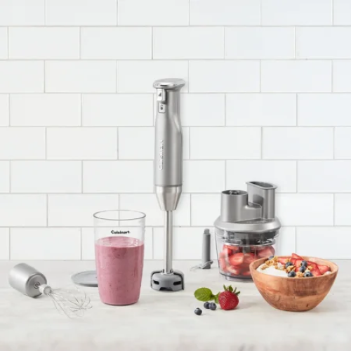 Cuisinart HB‑400PC Variable Speed Immersion Blender with Food Processor