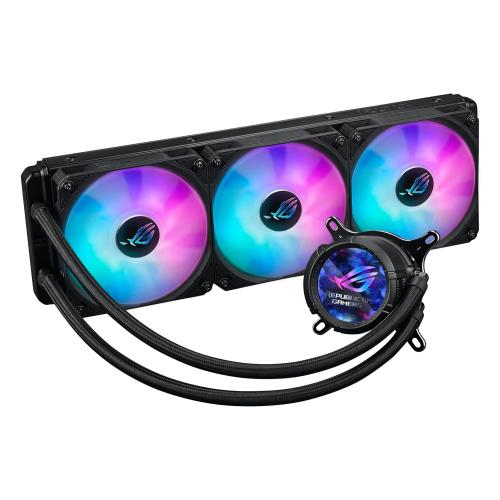 ASUS ROG Strix LC III 360 ARGB LCD All-in-one CPU Liquid Cooler - Intel® LGA 1700, 1200, 115X - AMD Socket AM4, AM5 – with 2.1 IPS LCD, Asetek’s New Gen7 v2 Pump, and Premium ROG ARGB Fans