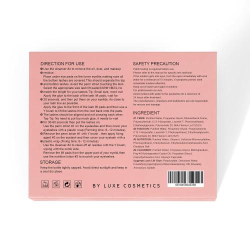 Luxe Cosmetics - Lash Lift Kit - Complete Set for Eyelash Lifting
