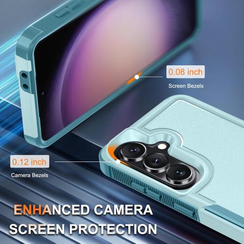Case for Samsung Galaxy A37 5G Phone with Screen Protector,Mint Green