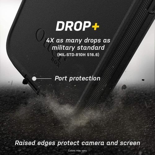 OtterBox Defender Series Screenless Edition Case for Samsung Galaxy S21 5G (Only) - Holster Clip Included - Non-Retail Packaging - Black