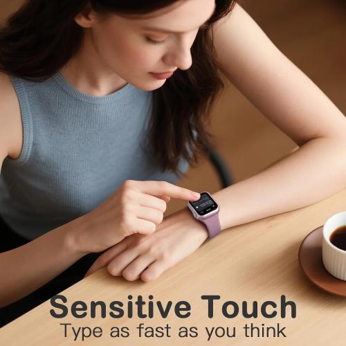 Adorve 8-Pack Privacy Case for Apple Watch Series 11 42mm Screen Protector