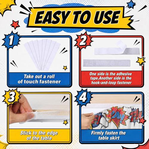1 Pack Hero Desk Skirt for Teacher Desk Classroom, 29 in X 9 ft