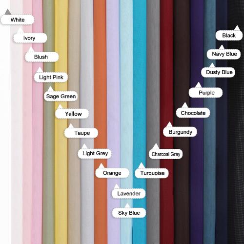Hot Pink Sheer Curtains 63 Inch Length 2 Pcs, Solid Voile Long Light Filtering Curtains for Living Room, Dual Rod Pocket Home Decor Drapes for Bedroom Dining Room, Each Panel 42 W x 63 L