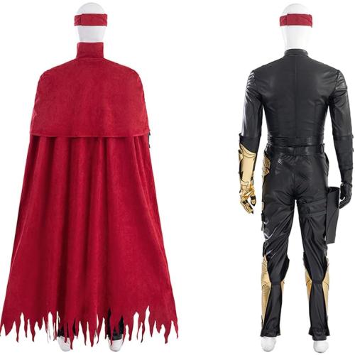 Vincent Valentine Cosplay Costume, Adult Men FF7 Game Uniform Outfits for Halloween Party