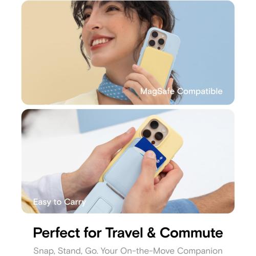 MOFT Phone Tripod Stand & Wallet, NFC Card Holder, Hold 1-2 Cards