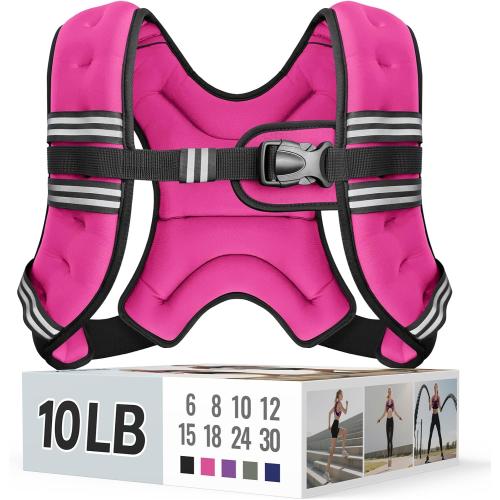 Zeerun Weighted Vest, 6/8/10/12/15/18/20/24/30LB for Men Women