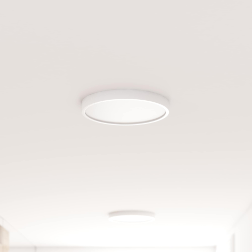 Project Source 1-Light 10-in Matte White LED Flush Mount Light (2-Pack)