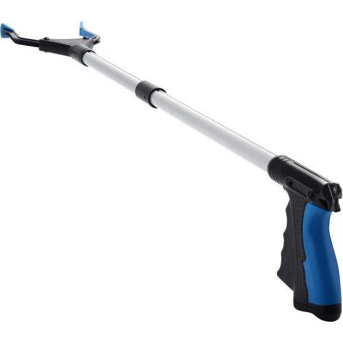 Grabber Reacher Tool, 32 Grabbers for Elderly, Lightweight Extra Long Handy Trash Claw Grabber, Mobility Aid Reaching Assist Tool for Trash Pick Up, Nabber, Litter Picker, Arm Extension (Blue)