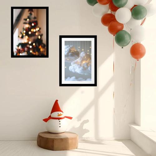 12x18 Picture Frame, Display Pictures 11x17 with Mat or 12x18 Without Mat, Wall Hanging Photo Frame,Black, 1 Pack