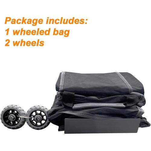 Eurmax USA Heavy Duty Wheeled Roller Bag Pop up Canopy Tent Universal Rolling Storage Bag for 10x10 Canopy Instant Tent (Dark Grey)