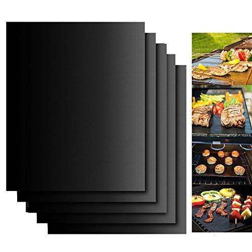 Dailyart Grill Mats for Outdoor Grill, Grill Mat Non Stick Set of 5