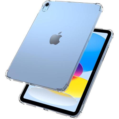 Clear Case for iPad (A16) 11th Generation 11 2025 / iPad 10th Gen 10.9 2022, Transparent Soft TPU Gel Shockproof Silicone Rubber Shell Slim Bumper Cover Lightweight (Clear)