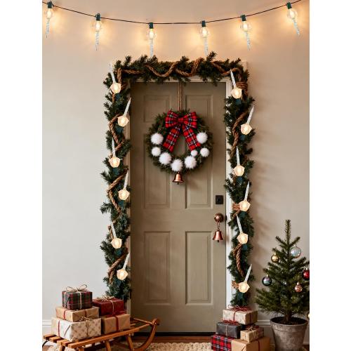 Abeja Christmas Silver Bubble Lights Set, 11 Ft Vintage Bubble Lights 8 Silver Glitter Bubble Bulbs(1 Spare), E12 Candelabra Base UL Listed for Christmas Tree Holiday House Lighting Decor- Green Wire
