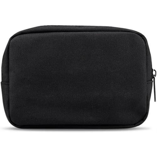 Universal Electronics/Accessories Soft Carrying Case Bag, Durable & Light-weight,Suitable for Out-going, Business, Travel and Cosmetics Kit (Small-Black)