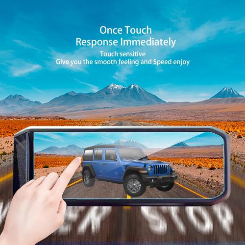 2025 2026 Jeep Wrangler Gladiator Screen Protector for 2024 2025 2026 Jeep Wrangler JL Gladiator 4xe Sport Rubicon X Sahara Willys Sport S 12.3Inch 2024 Wrangler Gladiator Accessories Tempered Glass 12.3''