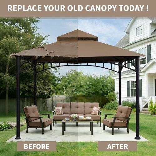 Gazebo Replacement Cover 10x10 FT Canopy Top