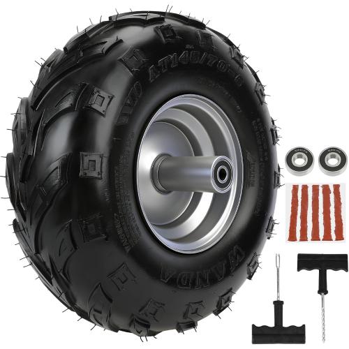 145/70-6 Tires Mini Bike Front Wheel Rims and Tire for CT100U GMB100