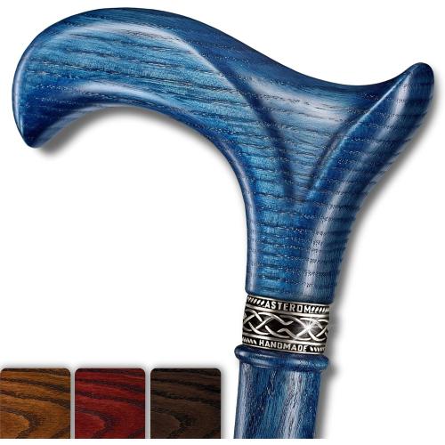 Asterom Handcrafted Walking Cane, Stylish Wooden Canes for Men, Oak Wood