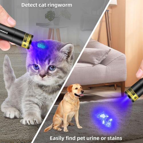 DARKBEAM UV Flashlight Filtered 365nm Black Light Woods Lamp Ringworm, Mini