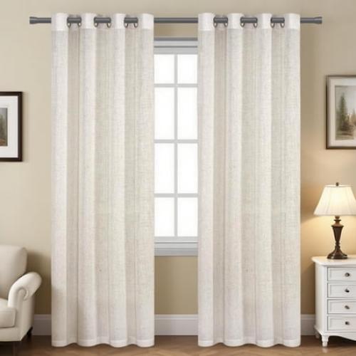 Turquoize Modern Decorative Adjustable Single Curtain Rod Telescoping 0.75 Diameter for Windows 48-84 Inches,Pewter