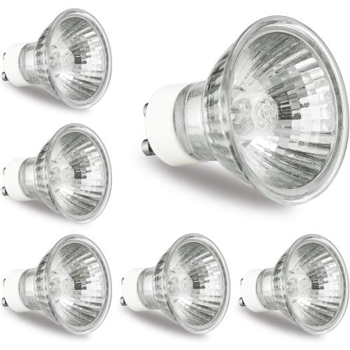 GODONLIF Candle Warmer Lamp Bulb GU10 Halogen Bulb 120V 50W, GU10 C, MR16