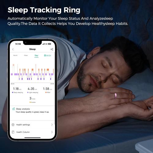 Smart Ring for Women & Men, Health Tracker Ring, Fitness Tracker Ring