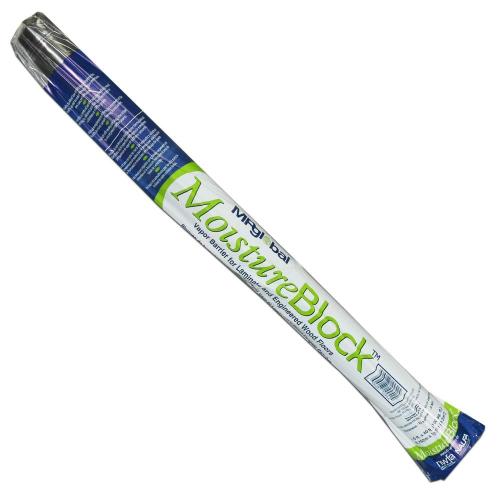 2 PACK MoistureBlock 100 sq. ft. Roll 30 x in. W x 40 x ft. L x 6 mm T Vapor Barrier Underlayment for Wood Laminate and Vinyl