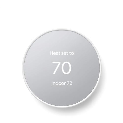 Google Nest Thermostat - Smart Thermostat for Home - Programmable Wifi Thermostat - Snow