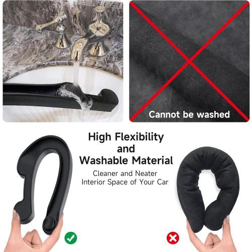 Givifive Car Seat Gap Filler Organizer 2Pack Soft Foam 3IN1 Multifunctional