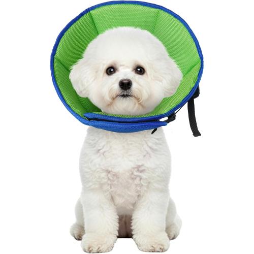 Dog Cone Collar After Surgery, Adjustable Soft Recovery Cone for Small Dogs to Stop Licking, Light-Weight Comfortable Elizabethan Collar for Dogs Anti-Bite Lick Protective Wound