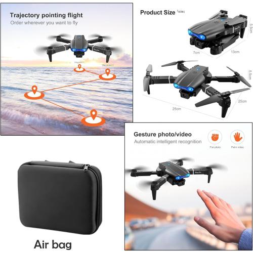 FPV Drone with 1080P Dual HD Cameras Upgraded Version RC Quadcopter for Adults, Beginner WiFi RC Drone Live Video