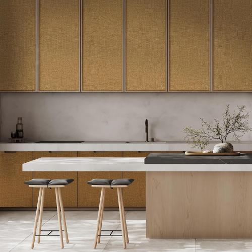 WADILE Grasscloth Peel and Stick Wallpaper 15.7in x 787.4in, Textured Contact Paper for Cabinets, Faux Linen Wall Paper Pull and Stick, Fabric Vinyl Wallpaper Self Adhesive Coffee
