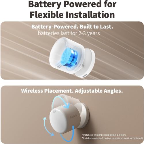 Aqara Presence Sensor FP300 Wireless 5-in-1 Motion Sensor with mmWave