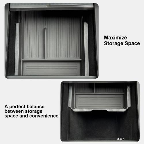 JVMA XL Center Console Organizer for Tesla Model Y Juniper YL & 3 Highland