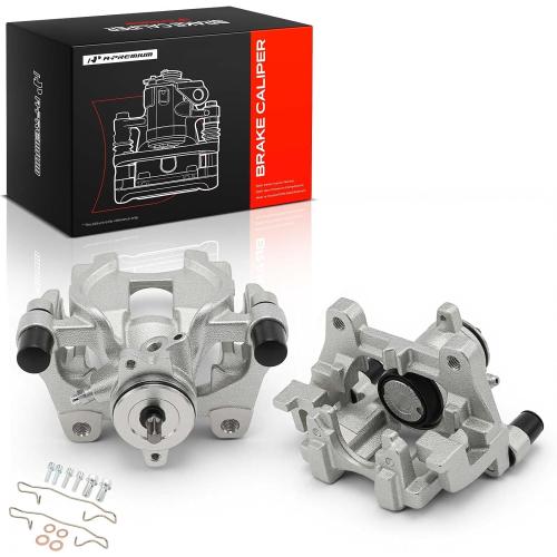 A-Premium Rear Left and Right Side Disc Brake Caliper with Bracket