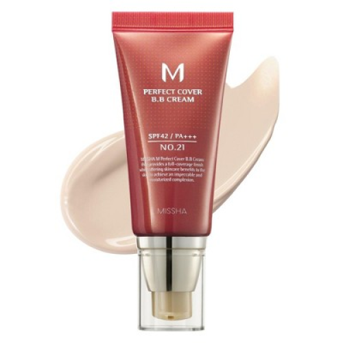 MISSHA M Perfect Cover BB Cream SPF 42 PA   (#21 Light Beige) - 1.7 fl. oz.