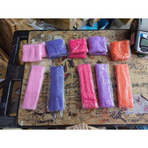 6 Pack .  ..  80s Sweat Band and Wristband Sports Neon Headbands Exercise Sweatbands Gym Wristbands for Men Women Sports Activities(Fresh Color)