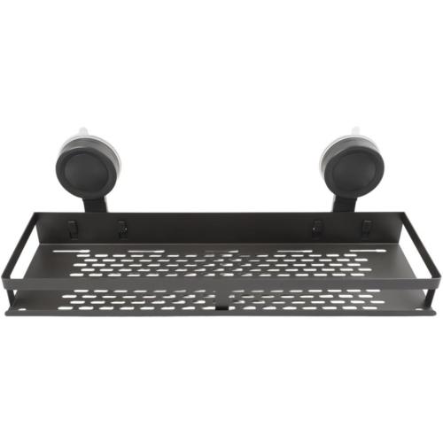 Aluminum Shower Shelf, with Towel Bar and Hooks(40cm)