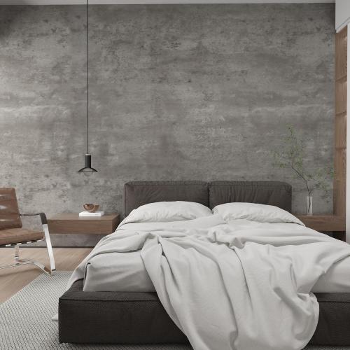 3yecao 16×354 3D Grey Concrete Cement Wallpaper Peel and Stick Faux Light Grey Concrete Contact Paper Vinyl Stained Matte Texture Adhesive Removable Gray Wallpaper for Bathroom Garage Living Room