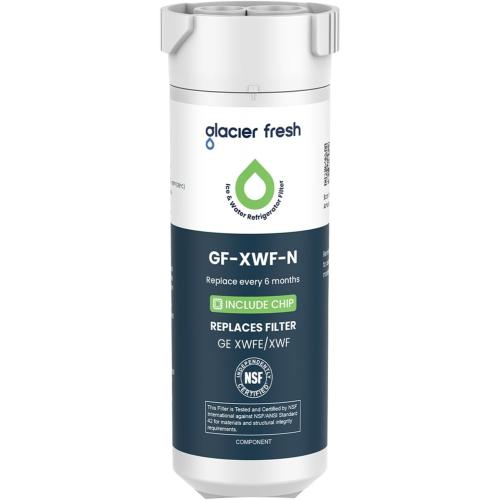 GLACIER FRESH XWFE (Built-in CHIP) Refrigerator Water Filter Pack of 1